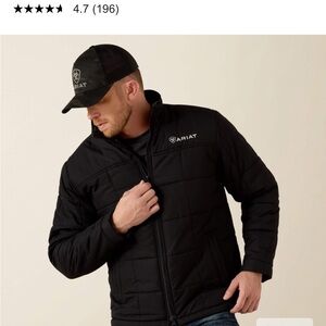 Ariat Men's Black Quilted Puffer Jacket